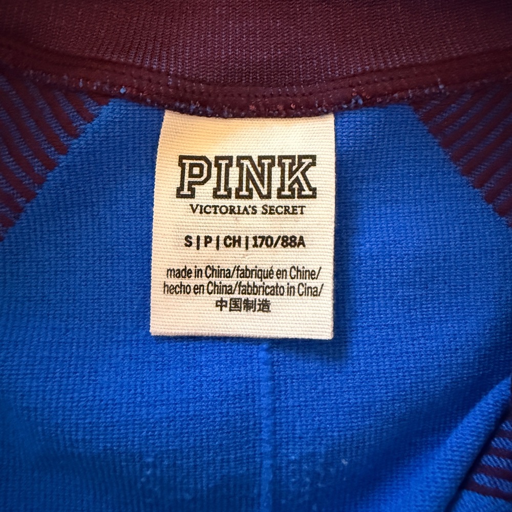 Victoria's Secret Pink NWOT Cool/Comfy Long Sleeve Fitted 3/4 Zip Athletic Top - Picture 5 of 6